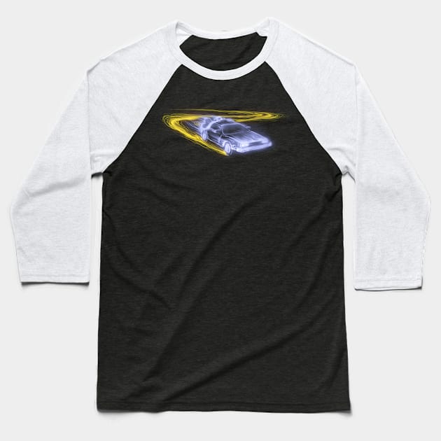 Acid Reflux Capacitor Baseball T-Shirt by Punksthetic